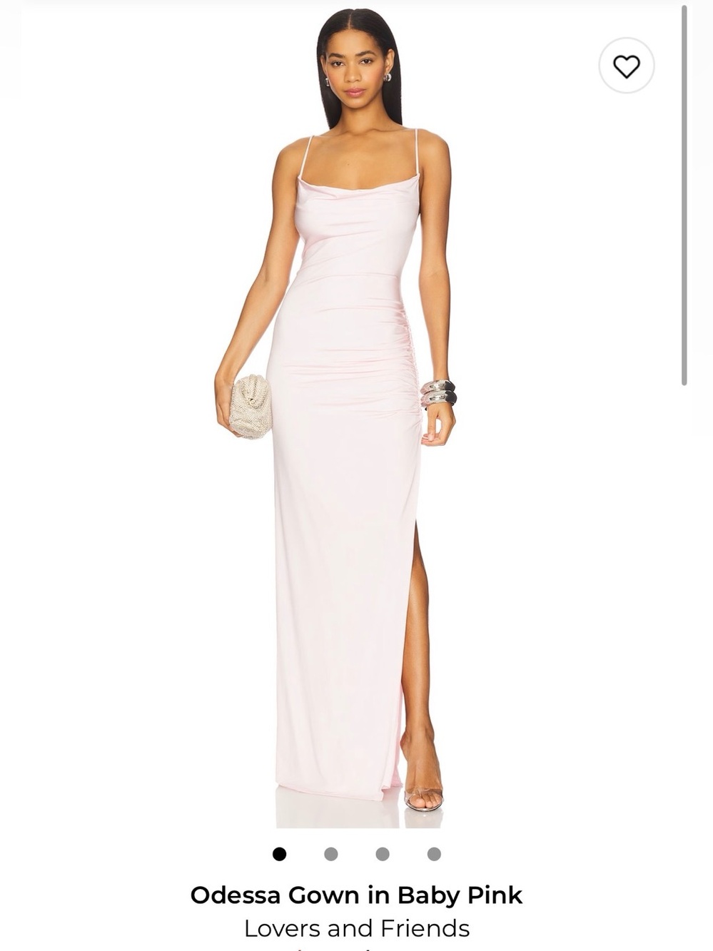 Lovers and Friends Odessa Gown light pink